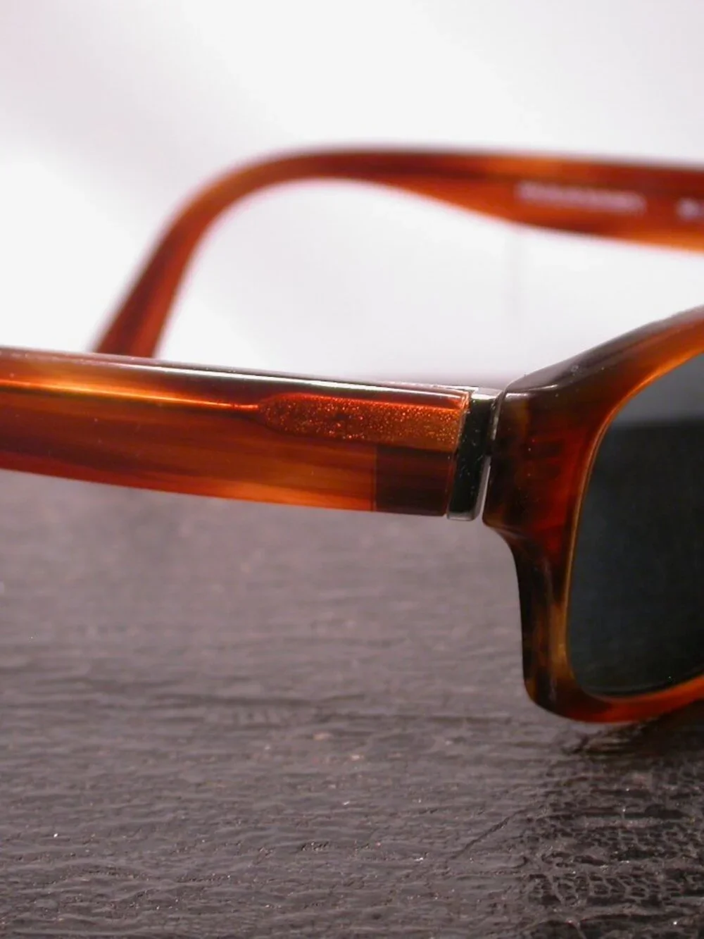 Seraphin Douglas Tortoise Stripe Sunglasses Hand Made in Japan   FRAME ONLY